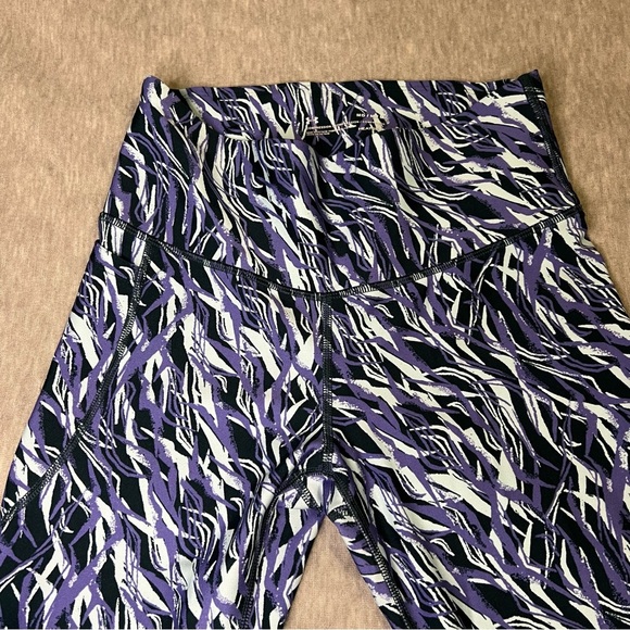 Under Armour Blue and Purple Compression Leggings - Picture 2 of 4